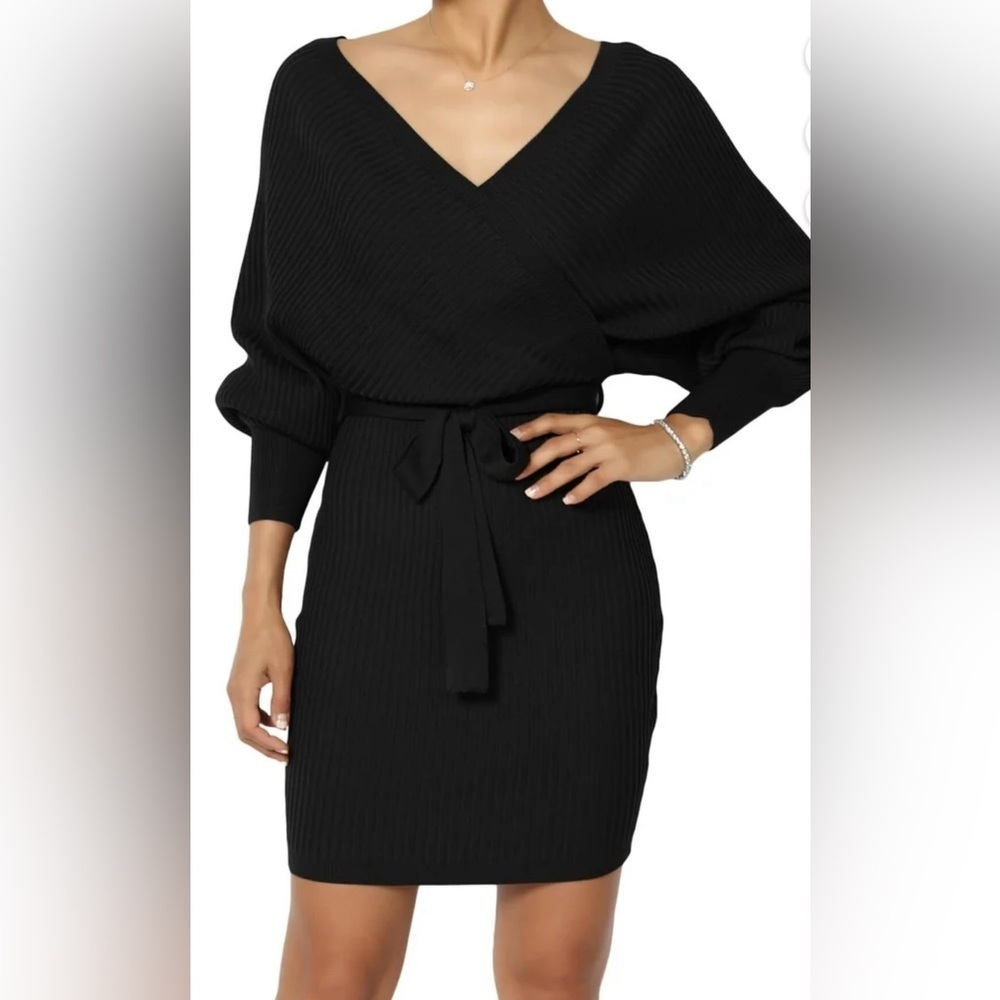 Love Tree Black Mini Dress Size Small